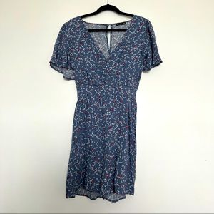 Blue floral dress. Cotton on, size medium.